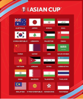 2023年亚洲杯24支参赛队名单 日本韩国领衔中国香港再度参赛