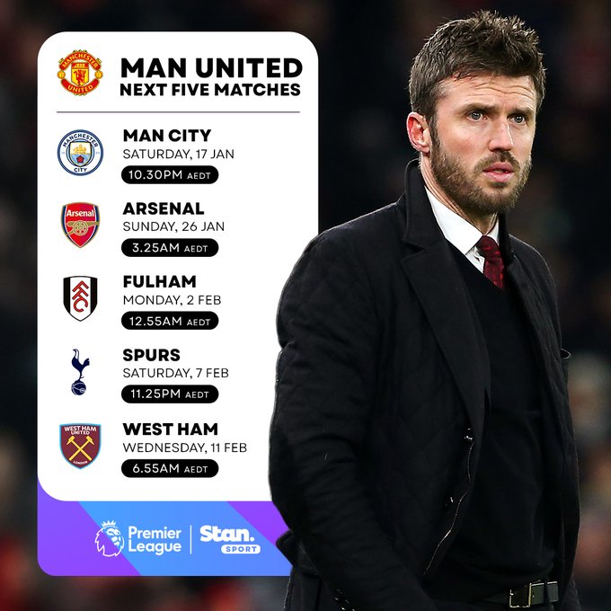 一上任就要接连面对曼城、阿森纳，红魔新帅卡里克能顶得住吗？