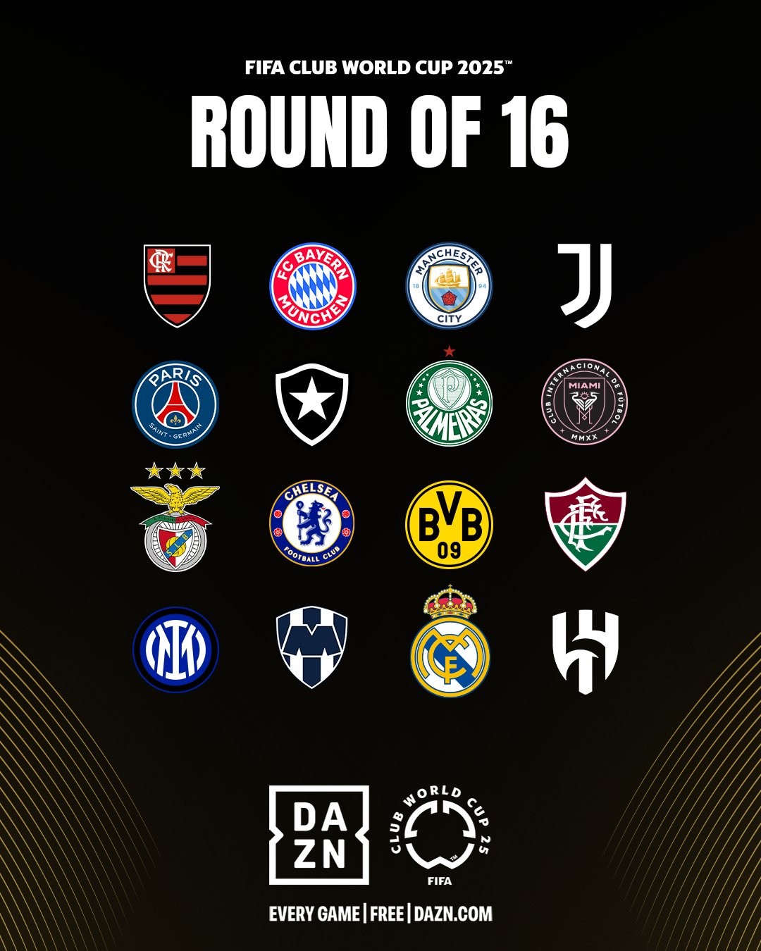 世俱杯16强名单及赛程时间安排 6月29日开始多组对决备受瞩目