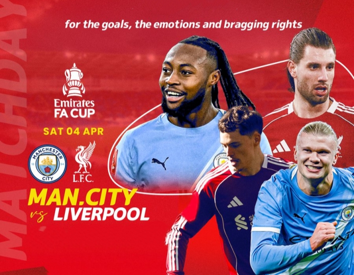 曼城VS利物浦,足总杯首发出炉:哈兰德PK维尔茨、萨拉赫