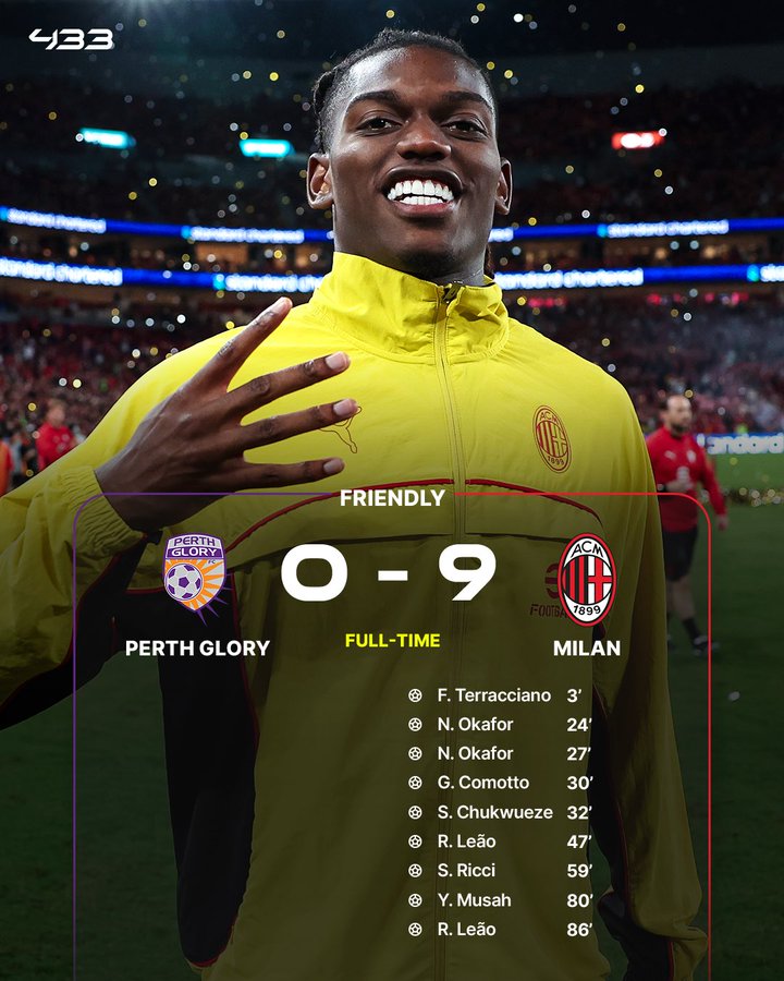 热身赛战报：米兰&巴萨将友谊赛变成友尽赛大胜对手；热刺胜枪手