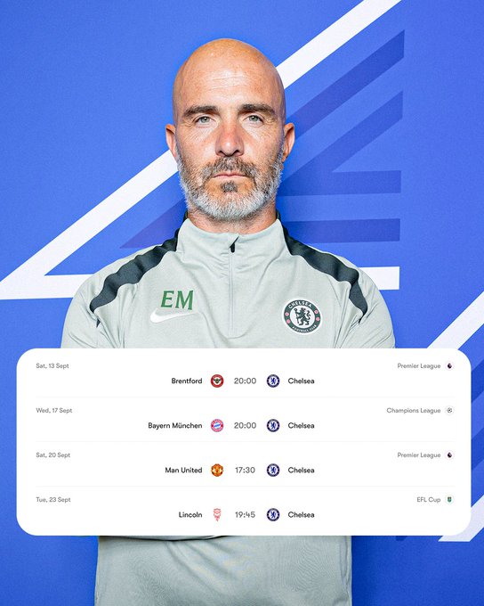 11天之内连续4个客场还包含拜仁&曼联，切尔西将迎来魔鬼赛程