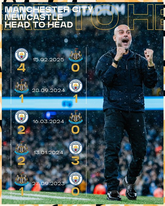 纽卡VS曼城：近18场交锋曼城16胜2平，纽卡怕是取胜很难了