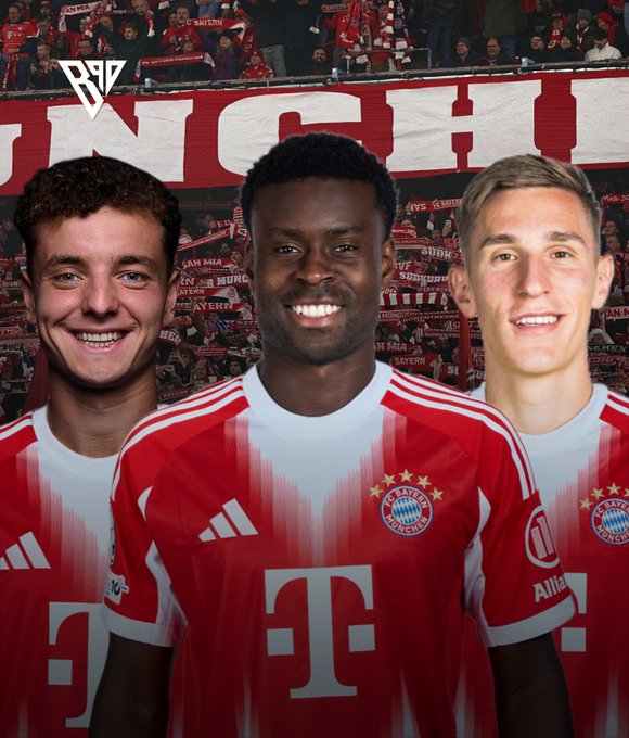 阿斯拉尼&格伊&施洛特贝克，或均有望在明夏加入拜仁