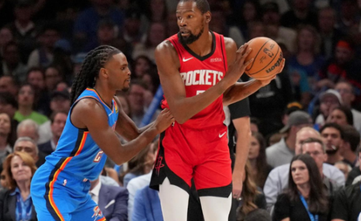 杜兰特火箭常规赛首秀数据 23分9板3助6犯