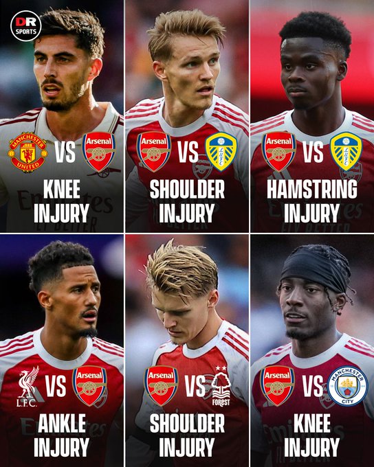 5轮联赛场场有伤病出现，阿森纳如此脆弱是否还具备争冠能力？