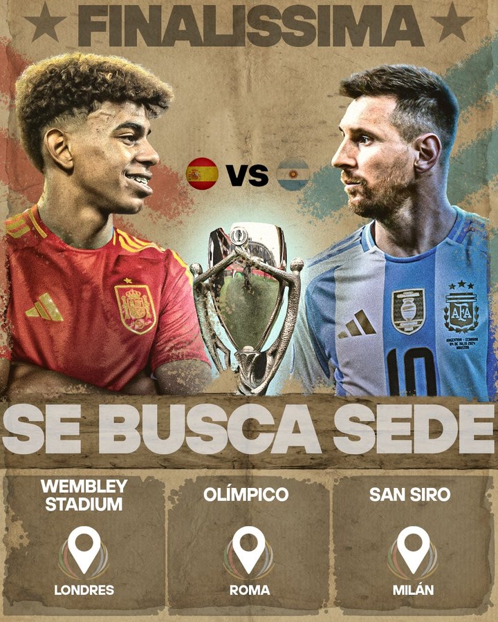 因中东局势问题，阿根廷vs西班牙的欧美超级杯将不在卡塔尔举办