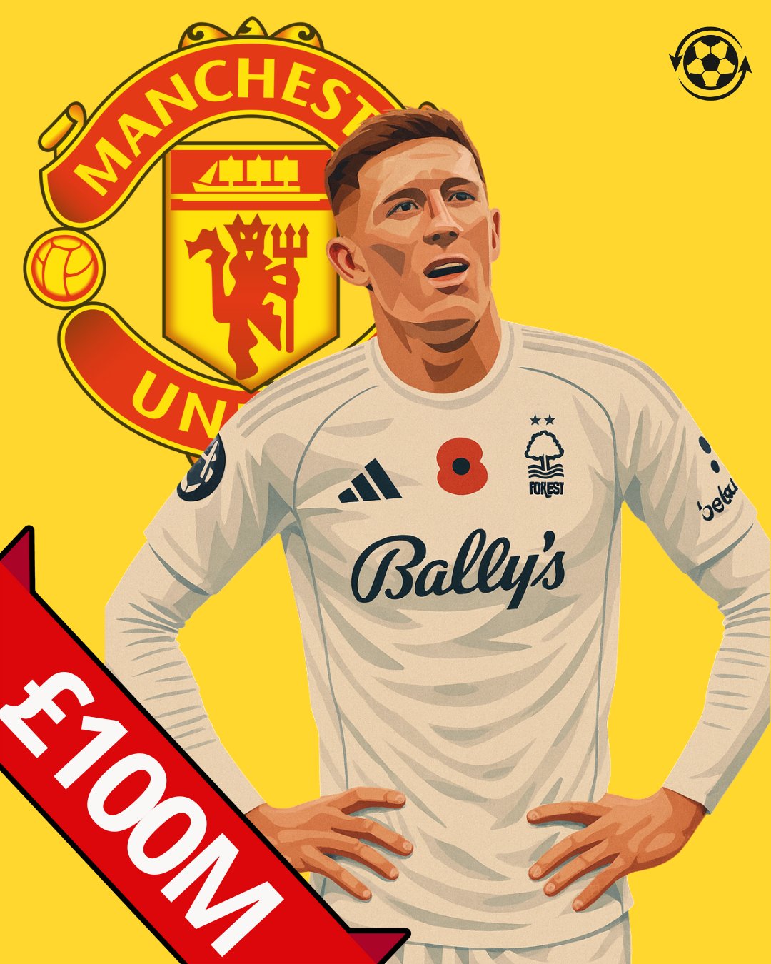 只怕红魔够呛！英媒：曼联有意诺丁汉中场安德森，球员身价1亿镑