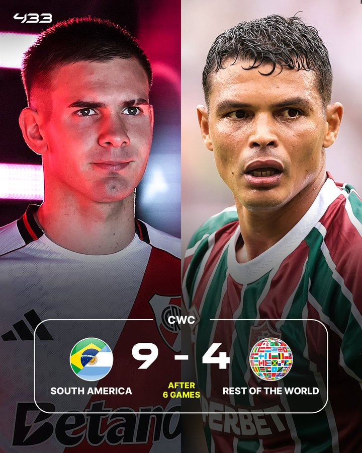 看来低估了南美球队？世俱杯南美洲球队3胜4平保持不败