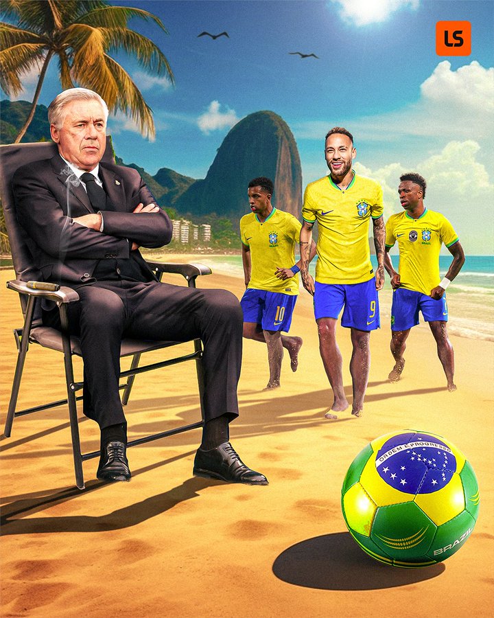 巴西媒体：若安切洛蒂能带队夺冠，将获得500万欧元的夺冠奖金