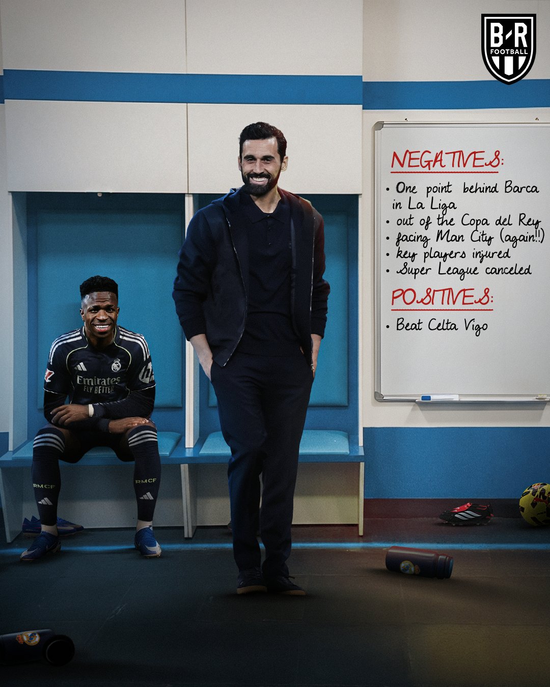 西甲落后巴萨而欧冠又要相遇曼城，本赛季的皇马继续四大皆空？