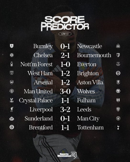 体育画报预测英超：利物浦3-2利兹，桑德兰0-1曼城，热刺平