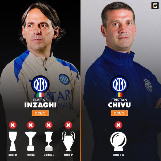 国米24/25赛季成绩：5项赛事0冠军，其中还拿到了三亚王