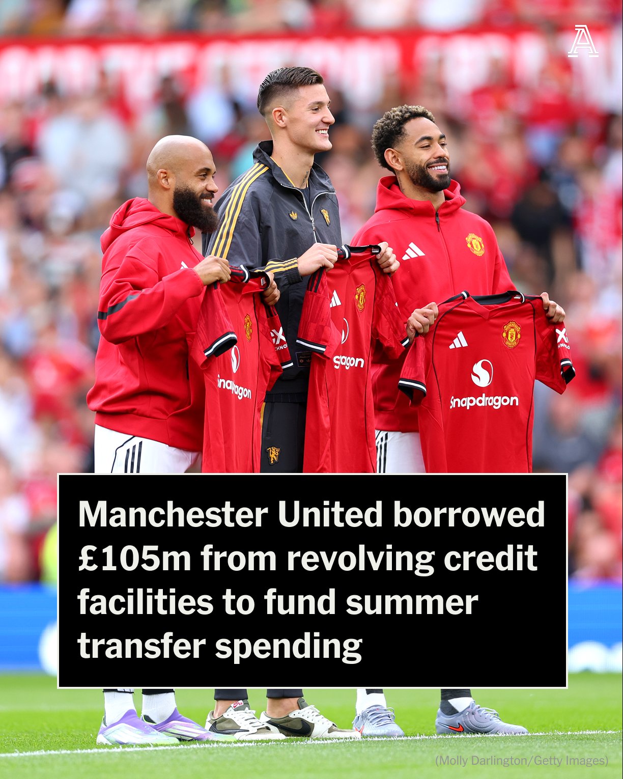 TA：曼联在今夏的投入，其实是来自于1.05亿英镑的贷款