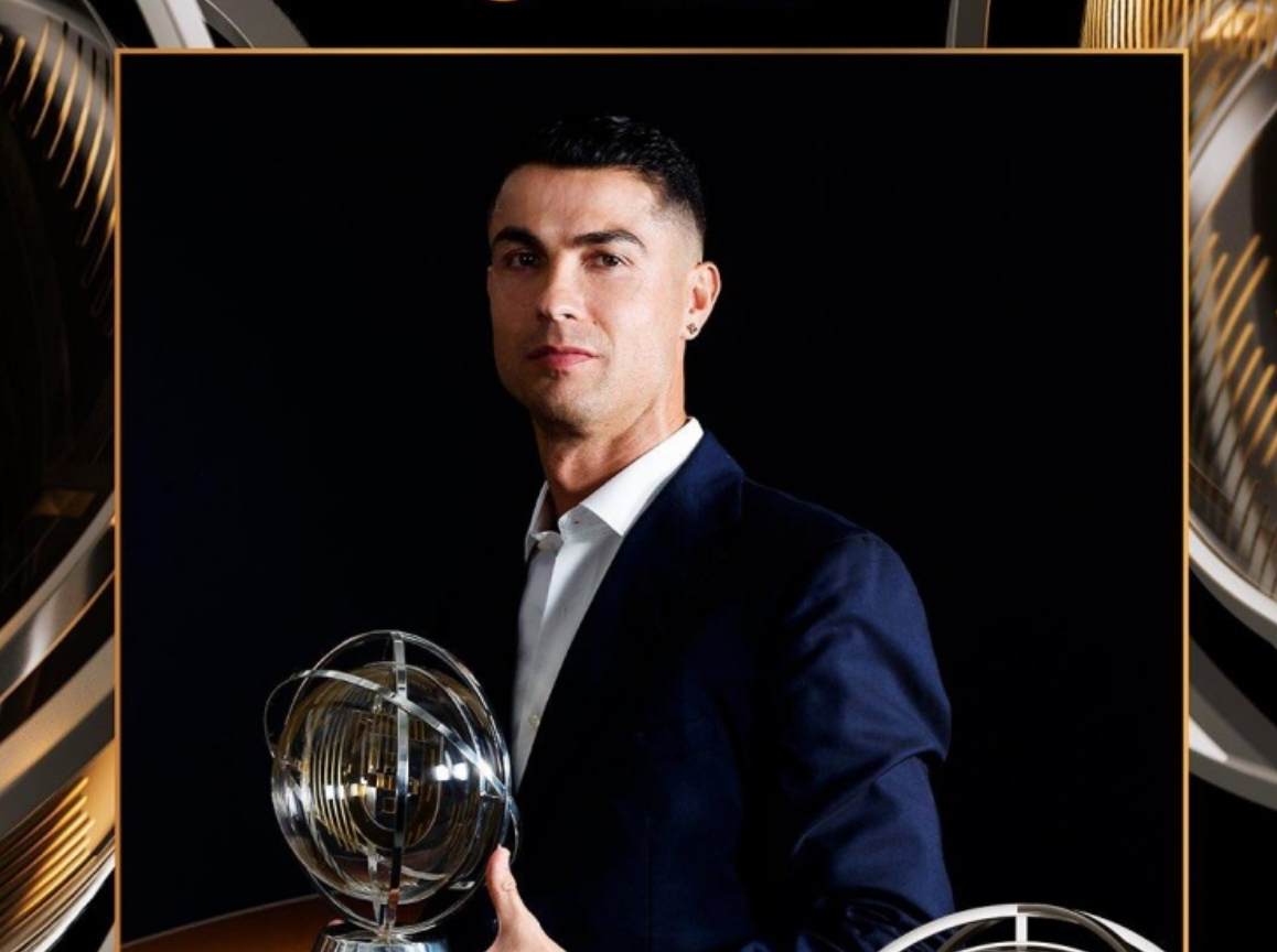官方：C罗荣获葡萄牙环球声望奖，表彰其杰出生涯成就