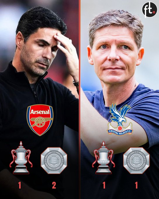 阿森纳应不应该换帅？格拉斯纳比阿尔特塔少花9亿，冠军仅少一座