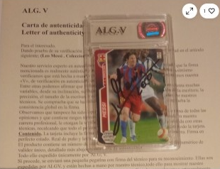 梅西亲签的05-06赛季球星卡将被拍卖，估价高达3.5万欧元