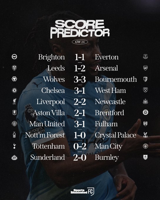 体育画报预测本轮英超：狼3-3伯恩茅斯，利物浦2-2纽卡斯尔