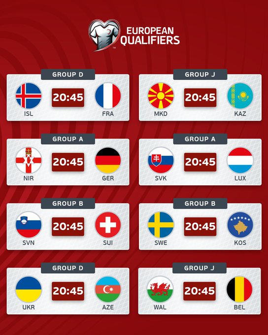 Whoscored预测：威尔士1-2比利时，北爱1-3德国