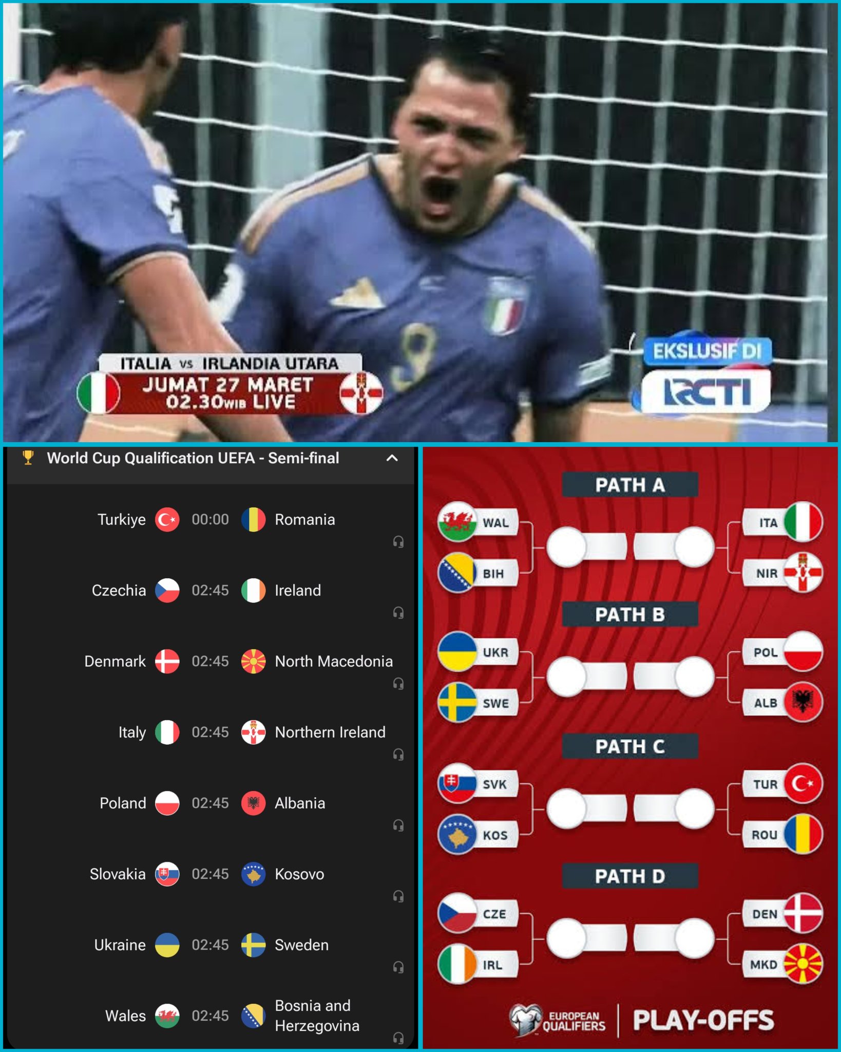 世欧预附加赛即将于周五凌晨开打，这一次的意大利还能突围吗？