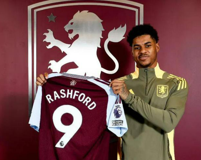 拉什福德租借维拉后赞助收入大减,一年150万镑可能变5万镑