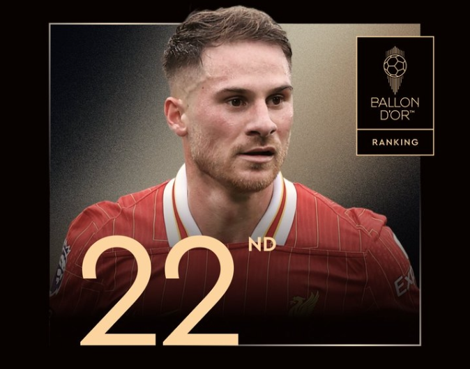 26岁麦卡首次入选金球排22，身价上亿+2年2冠