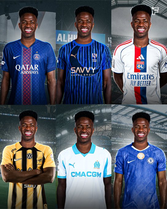 FM：维尼修斯的下家会是哪里，巴黎、切尔西或沙特联赛？