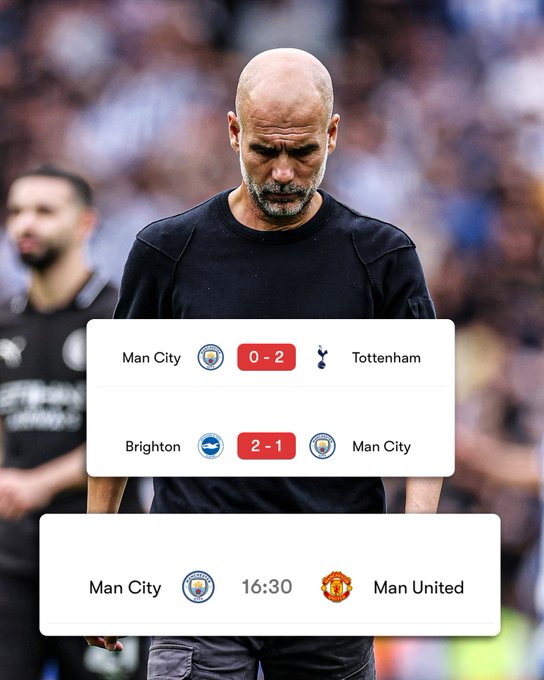 新赛季英超表现最差的球队都有谁：曼城1胜2负，维拉1平2负