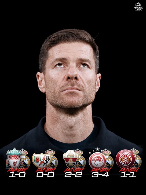 近5场各项赛事1胜3平1负，皇马是否还会给阿隆索耐心？