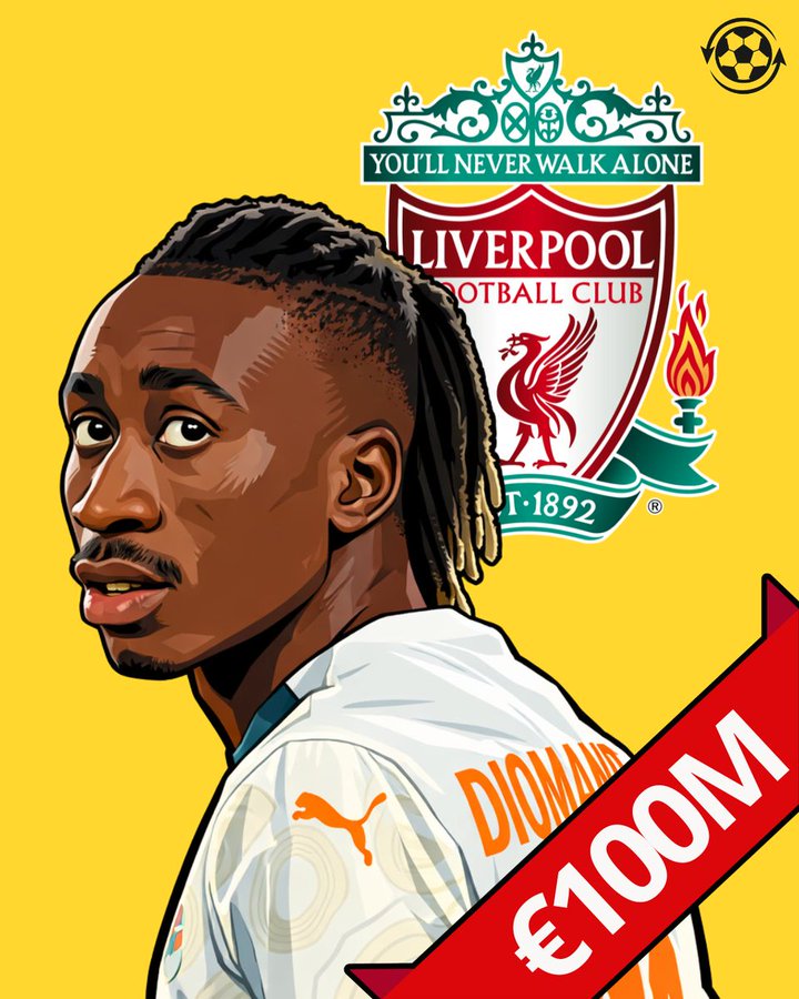 德天体:莱比锡为迪奥曼德标价1亿欧,利物浦&曼联有意