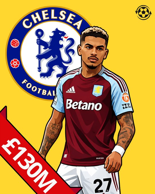 西媒：切尔西愿为摩根-罗杰斯开出高达1.3亿英镑的巨额转会费