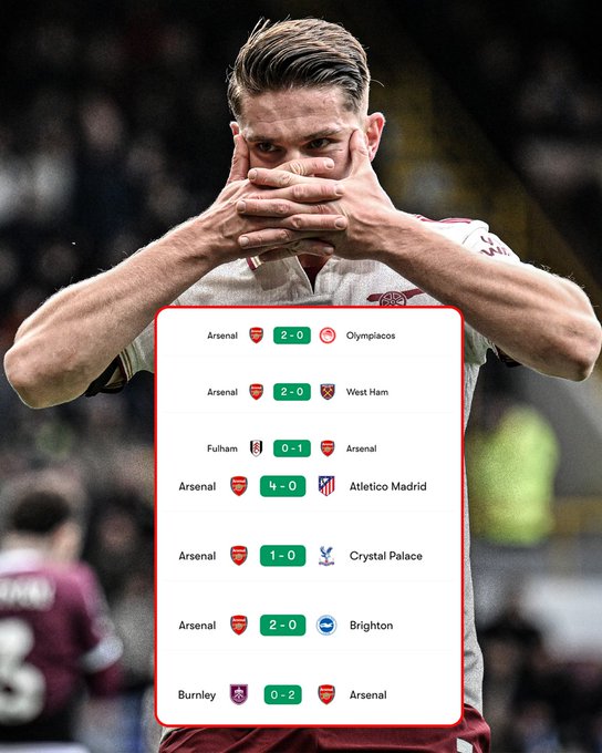 12场不败近9场全胜近7场零封对手，阿森纳算不算英超最强球队