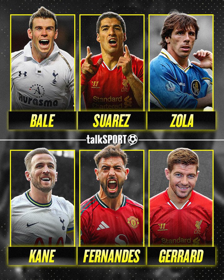 talkSPORT：从未获得过英超冠军的球星，凯恩&B费在列