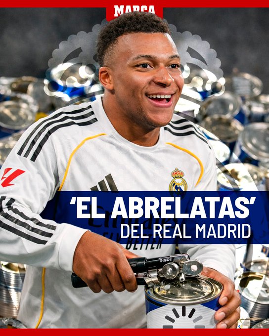 马卡报：本赛季27次首发就15次打进第一球，姆巴佩堪称开瓶器