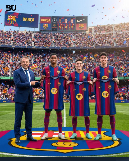 巴萨夏窗梦想签约：拉什福德，阿尔瓦雷斯，巴斯托尼！