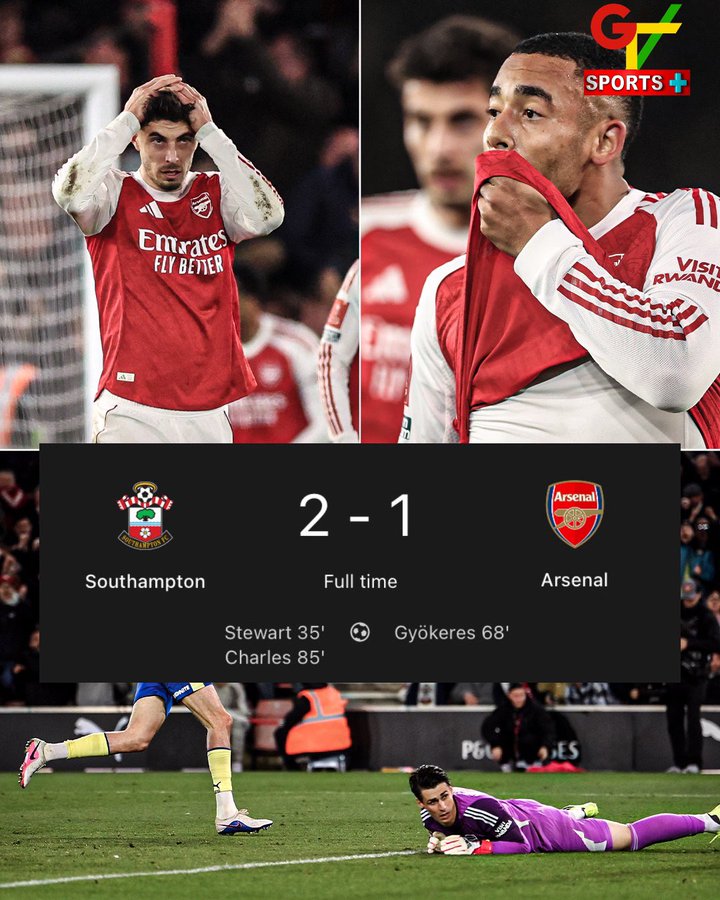 南安普顿2-1阿森纳：枪手爆冷被淘汰，四冠或变为两冠？！