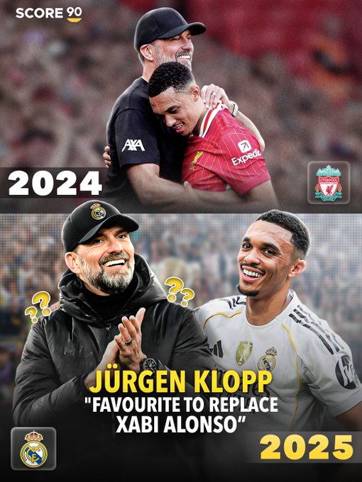 世界体育报:克洛普&阿诺德,或将有望在伯纳乌重聚