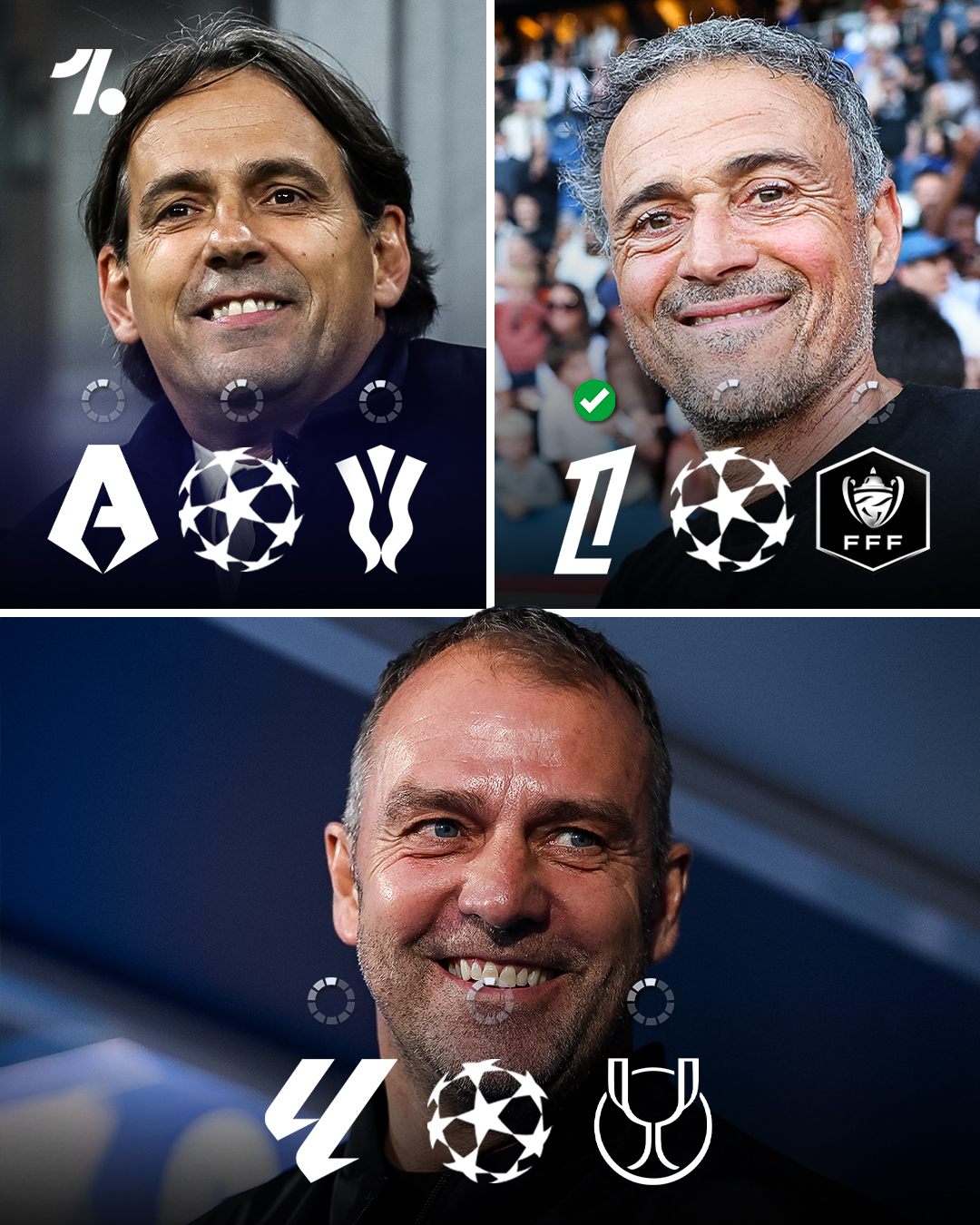 国米、巴黎&巴萨，谁将成为本赛季的三冠王？