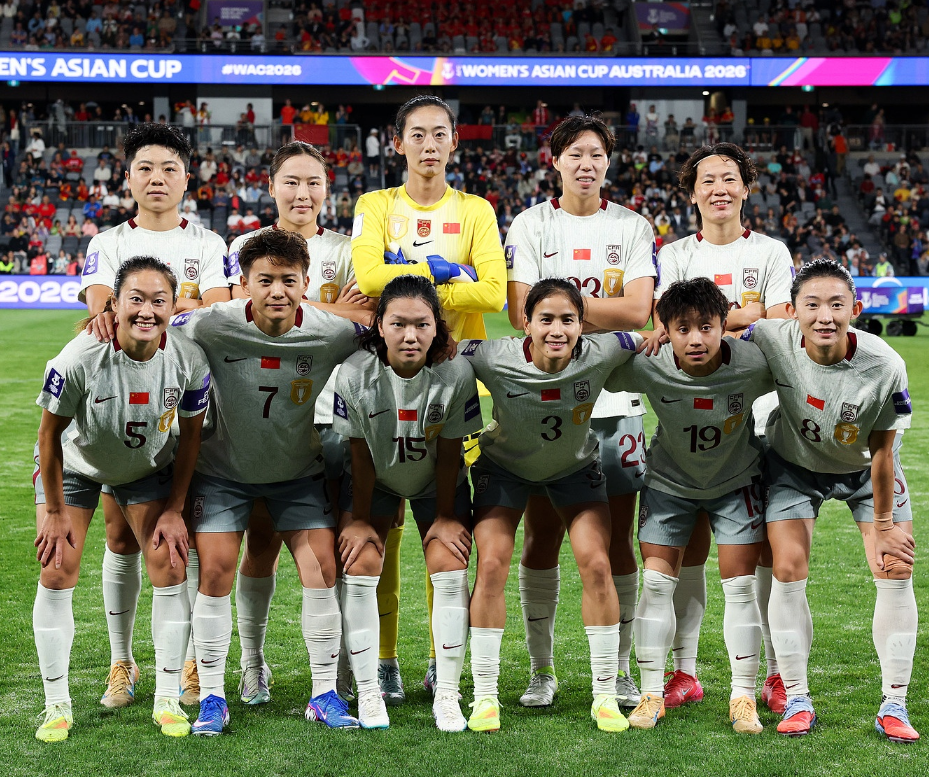 女足亚洲杯：中国7次面对中国台北保持全胜，且未丢一球