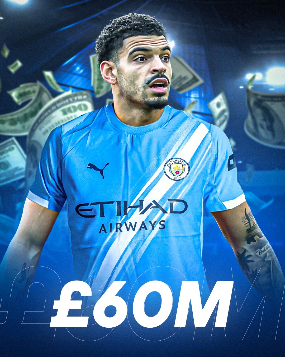 英媒：曼城或有意在今夏花费6000万英镑引进吉布斯-怀特