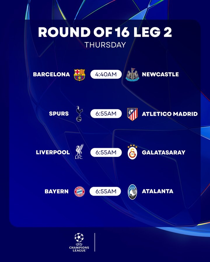 体育画报预测欧冠：利物浦加时3-1加拉塔，拜仁2-2亚特兰大