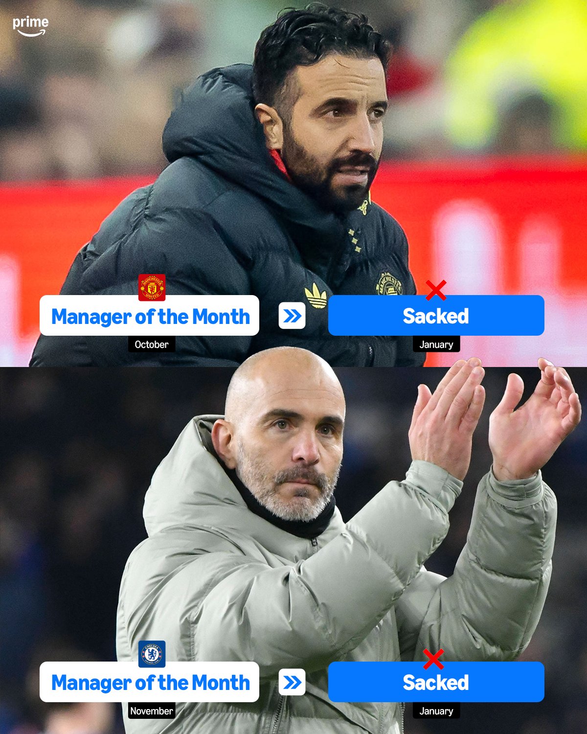 弗格森之后胜率最低的阿莫林，下课其实不冤就是时间点颇为尴尬