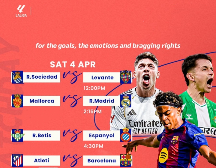 SportsMole预测：马竞1-1巴萨，马洛卡1-2皇马