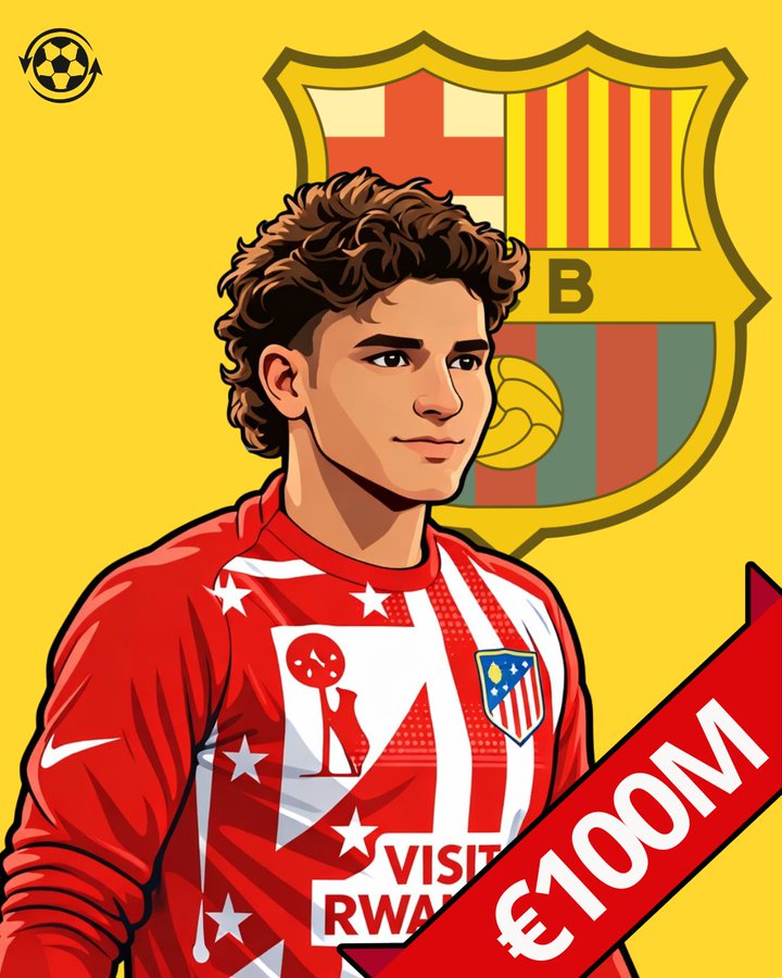 世体：巴萨为阿尔瓦雷斯的转会设定上限金额、1亿欧元