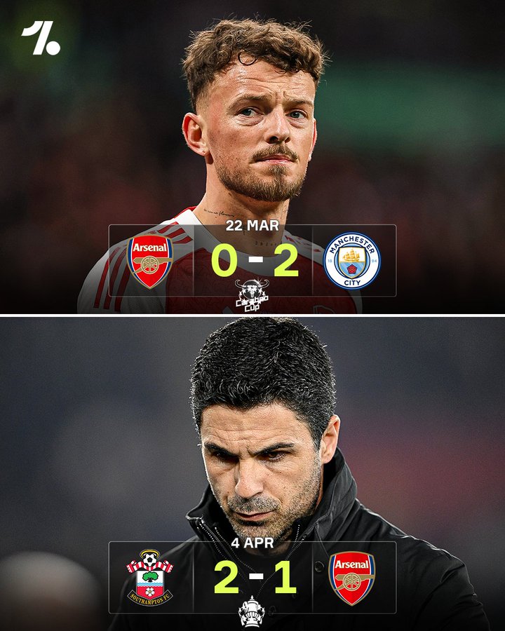 英联杯不敌曼城&足总杯被爆冷，阿森纳这是要赛季崩盘的节奏吗？