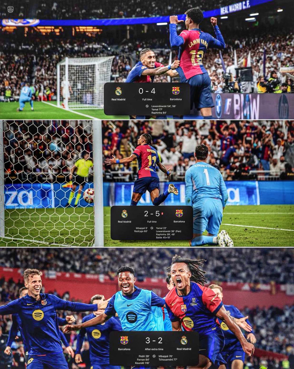 巴萨VS皇马：巴萨再想大胜可能很难了，小胜或平局其实都有可能