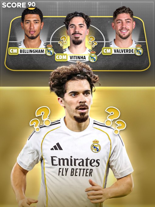 马卡报：皇马希望在明夏以9000万欧元从巴黎引进维蒂尼亚