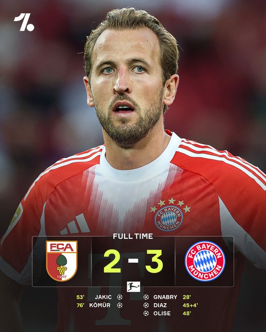 奥格斯堡2-3拜仁：拜仁多次浪费良机，领先3球差点被对手扳平