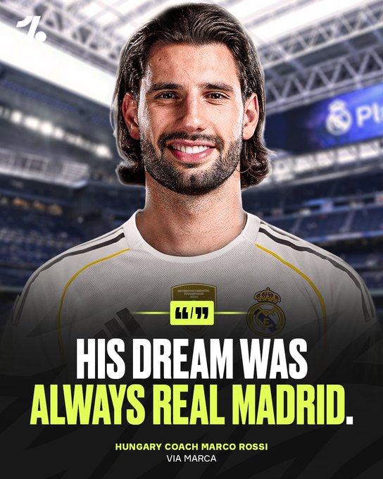 匈牙利主帅罗西：索博斯洛伊从小的梦想就是去往皇马踢球！