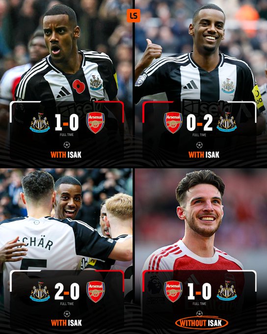 上赛季被纽卡拿下“三杀”的阿森纳，本赛季可否完成复仇？